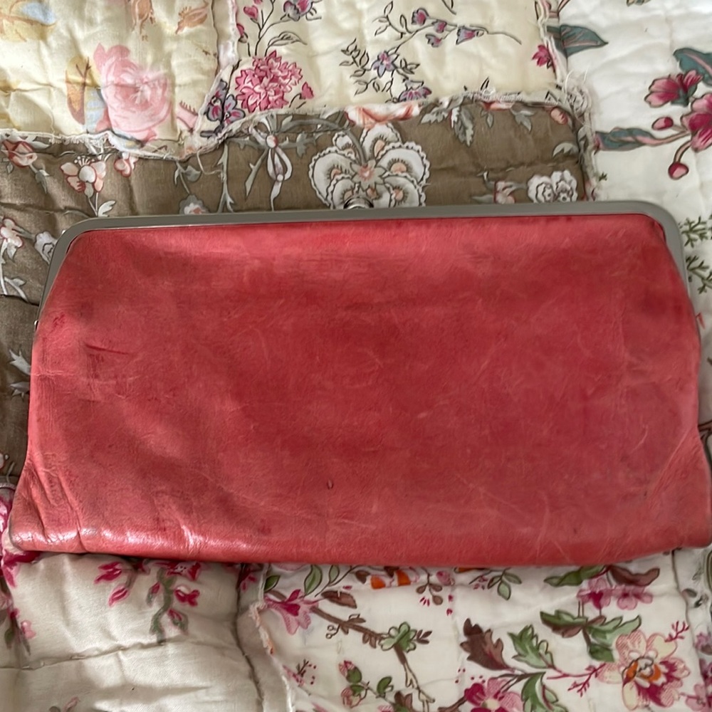 Original Leather Lauren Double-Frame Clutch Wallet